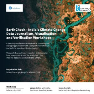 The Climate Data Journalism Workshop- Guwahati Edition