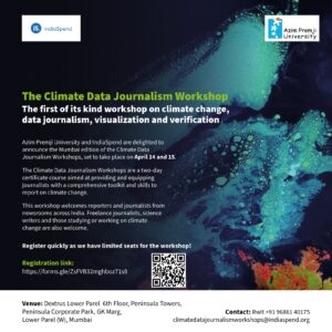 The Climate Data Journalism Workshop- Mumbai Edition